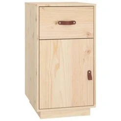 VidaXL Armoire de bureau 40x50x75 cm Bois massif de pin