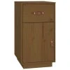 VidaXL Armoire de bureau Marron miel 40x50x75 cm Bois massif de pin
