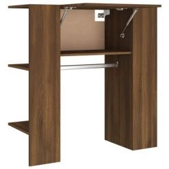 VidaXL Armoire de couloir Chêne marron 97,5x37x99 cm Bois d'ingénierie