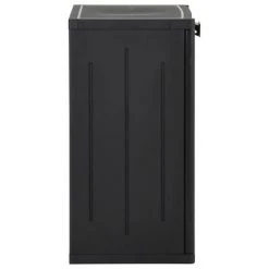 VidaXL Armoire de rangement de jardin Noir 65x45x88 cm PP Rotin 8 VidaXL Armoire de rangement de jardin Noir 65x45x88 cm PP Rotin -Casiers Soldes Boutique image 3 151236