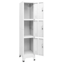 VidaXL Armoire à casier avec 3 compartiments 38x45x180 cm -Casiers Soldes Boutique image 3 244474