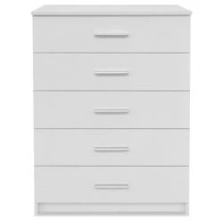 VidaXL Meuble de rangement Aggloméré 71 x 35 x 106 cm Blanc -Casiers Soldes Boutique image 3 244892