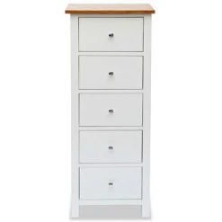 VidaXL Commode haute 45 x 32 x 115 cm Bois de chêne massif 8 VidaXL Commode haute 45 x 32 x 115 cm Bois de chêne massif -Casiers Soldes Boutique image 3 247051