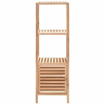 VidaXL Armoire de salle de bain Bois de noyer 39,5x35,5x123 cm 3 VidaXL Armoire de salle de bain Bois de noyer 39,5x35,5x123 cm – Image 3