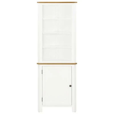 VidaXL Armoire d'angle 59x36x180 cm Bois de chêne massif 3 VidaXL Armoire d'angle 59x36x180 cm Bois de chêne massif – Image 3