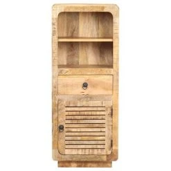 VidaXL Buffet 45x32x110 cm Bois de manguier brut -Casiers Soldes Boutique image 3 320464