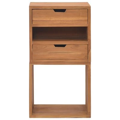 VidaXL Armoire de rangement 40x30x76 cm Bois de teck massif 3 VidaXL Armoire de rangement 40x30x76 cm Bois de teck massif – Image 3