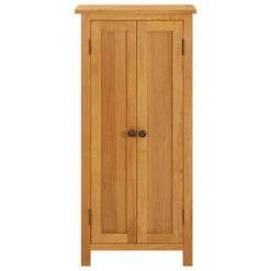 VidaXL Armoire de rangement 50x22x110 cm Bois de chêne massif -Casiers Soldes Boutique image 3 329926