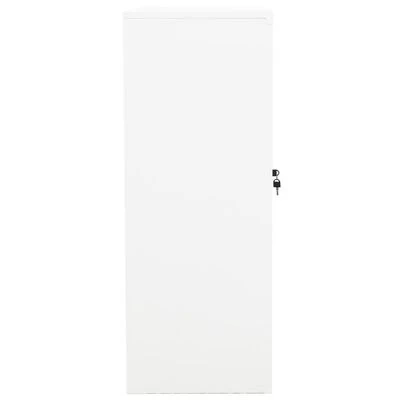 VidaXL Armoire de bureau Blanc 90x40x105 cm Acier 3 VidaXL Armoire de bureau Blanc 90x40x105 cm Acier – Image 3