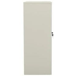 VidaXL Armoire de bureau Gris clair 90x40x105 cm Acier -Casiers Soldes Boutique image 3 335935