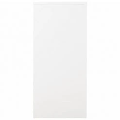 VidaXL Armoire à portes coulissantes Blanc 90x40x90 cm Acier -Casiers Soldes Boutique image 3 335954