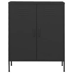 VidaXL Armoire de rangement Anthracite 80x35x101,5 cm Acier -Casiers Soldes Boutique image 3 336168