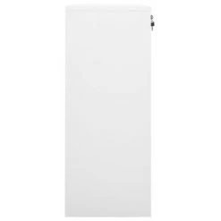 VidaXL Armoire de bureau Blanc 90x40x102 cm Acier -Casiers Soldes Boutique image 3 336409