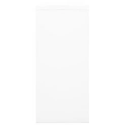 VidaXL Armoire à portes coulissantes Blanc 90x40x90 cm Acier -Casiers Soldes Boutique image 3 336429