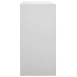 VidaXL Armoire à casiers Gris clair 90x45x92,5 cm Acier -Casiers Soldes Boutique image 3 336436