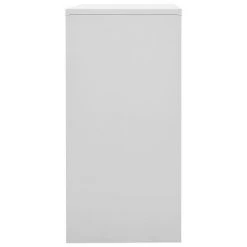 VidaXL Armoire à casiers Gris clair et bleu 90x45x92,5 cm Acier -Casiers Soldes Boutique image 3 336437