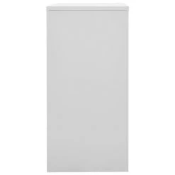 VidaXL Armoire à casiers Gris clair et vert 90x45x92,5 cm Acier -Casiers Soldes Boutique image 3 336439