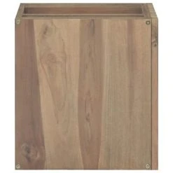 VidaXL Armoire murale de salle de bain 46x25,5x40 cm Bois teck massif -Casiers Soldes Boutique image 3 338252