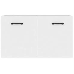 VidaXL Armoire murale Blanc 60x36,5x35 cm Bois d'ingénierie -Casiers Soldes Boutique image 3 812915