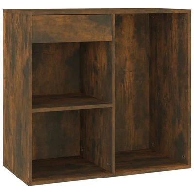 VidaXL Armoire cosmétique Chêne fumé 80x40x75 cm Bois d'ingénierie 3 VidaXL Armoire cosmétique Chêne fumé 80x40x75 cm Bois d'ingénierie – Image 3