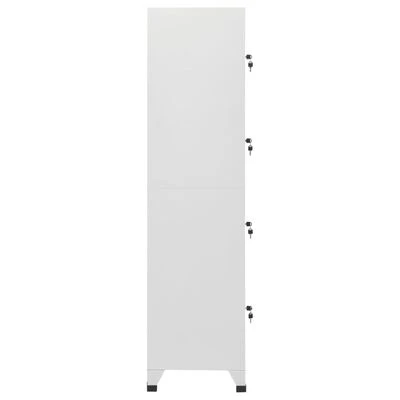VidaXL Armoire à casier avec 4 compartiments 38x45x180 cm 4 VidaXL Armoire à casier avec 4 compartiments 38x45x180 cm – Image 4