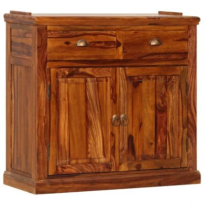 VidaXL Armoire à vitrine Bois de Sesham massif 100x40x200 cm 4 VidaXL Armoire à vitrine Bois de Sesham massif 100x40x200 cm – Image 4
