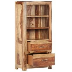 VidaXL Buffet 50x30x108 cm Bois massif -Casiers Soldes Boutique image 4 286392