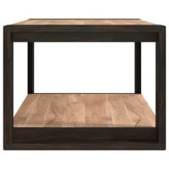 VidaXL Armoire de salle de bain 60x45x35 cm Bois de teck solide -Casiers Soldes Boutique image 4 320441