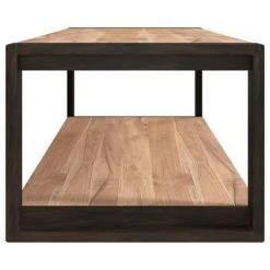 VidaXL Armoire de salle de bain 120x45x35 cm Bois de teck solide 9 VidaXL Armoire de salle de bain 120x45x35 cm Bois de teck solide -Casiers Soldes Boutique image 4 320443