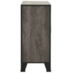 VidaXL Armoire de rangement Gris 72x36x82 cm Métal et MDF 9 VidaXL Armoire de rangement Gris 72x36x82 cm Métal et MDF -Casiers Soldes Boutique image 4 335908