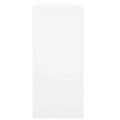 VidaXL Armoire de bureau avec porte coulissante Blanc 90x40x90cm Acier 9 VidaXL Armoire de bureau avec porte coulissante Blanc 90x40x90cm Acier -Casiers Soldes Boutique image 4 335950
