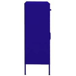VidaXL Armoire de rangement Bleu marine 80x35x101,5 cm Acier -Casiers Soldes Boutique image 4 336163