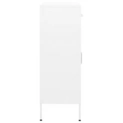 VidaXL Armoire de rangement Blanc 80x35x101,5 cm Acier 9 VidaXL Armoire de rangement Blanc 80x35x101,5 cm Acier -Casiers Soldes Boutique image 4 336170