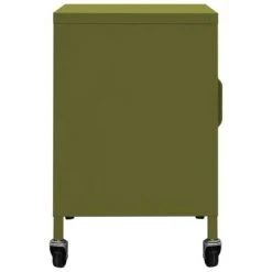 VidaXL Armoire de rangement Vert olive 60x35x49 cm Acier -Casiers Soldes Boutique image 4 336261