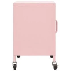 VidaXL Armoire de rangement Rose 60x35x49 cm Acier -Casiers Soldes Boutique image 4 336265