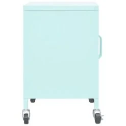 VidaXL Armoire de rangement Vert menthe 60x35x49 cm Acier -Casiers Soldes Boutique image 4 336266