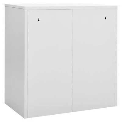 VidaXL Armoire à casiers Gris clair et rouge 90x45x92,5 cm Acier 4 VidaXL Armoire à casiers Gris clair et rouge 90x45x92,5 cm Acier – Image 4