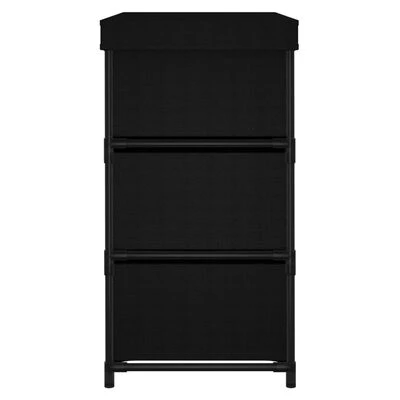 VidaXL Armoire de rangement avec 6 tiroirs 55x29x55 cm Noir Acier 4 VidaXL Armoire de rangement avec 6 tiroirs 55x29x55 cm Noir Acier â Image 4