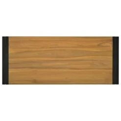 VidaXL Armoire de salle de bain 120x45x35 cm Bois de teck solide -Casiers Soldes Boutique image 4 338232