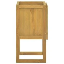 VidaXL Armoire de salle de bain 45x45x75 cm Bois de teck solide -Casiers Soldes Boutique image 4 338246