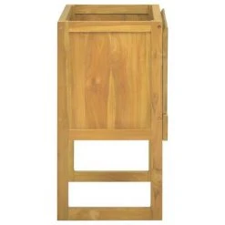 VidaXL Armoire de salle de bain 60x45x75 cm Bois de teck solide -Casiers Soldes Boutique image 4 338247