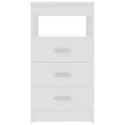 VidaXL Armoire à tiroirs Blanc 40x50x76 cm Bois d'ingénierie 9 VidaXL Armoire à tiroirs Blanc 40x50x76 cm Bois d'ingénierie -Casiers Soldes Boutique image 4 801805