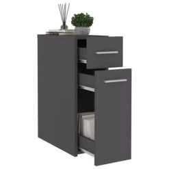 VidaXL Armoire d'apothicaire Gris 20x45,5x60 cm Aggloméré 9 VidaXL Armoire d'apothicaire Gris 20x45,5x60 cm Aggloméré -Casiers Soldes Boutique image 4 804213