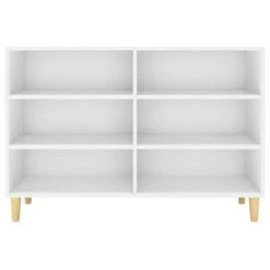 VidaXL Buffet Blanc 103,5x35x70 cm Aggloméré 9 VidaXL Buffet Blanc 103,5x35x70 cm Aggloméré -Casiers Soldes Boutique image 4 806031