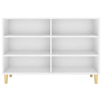 VidaXL Buffet Blanc 103,5x35x70 cm Aggloméré 4 VidaXL Buffet Blanc 103,5x35x70 cm Aggloméré – Image 4