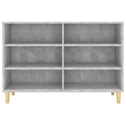 VidaXL Buffet Gris béton 103,5x35x70 cm Aggloméré 9 VidaXL Buffet Gris béton 103,5x35x70 cm Aggloméré -Casiers Soldes Boutique image 4 806035