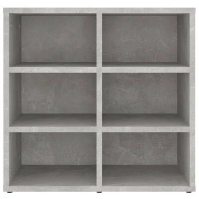 VidaXL Armoire à chaussures Gris béton 52,5x30x50 cm 4 VidaXL Armoire à chaussures Gris béton 52,5x30x50 cm – Image 4