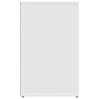 VidaXL Armoire de dressing Blanc 80x40x65 cm Bois d'ingénierie 4 VidaXL Armoire de dressing Blanc 80x40x65 cm Bois d'ingénierie – Image 4