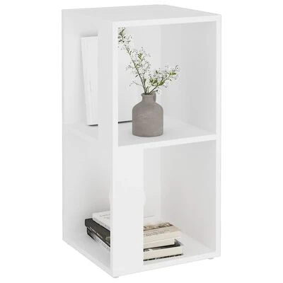 VidaXL Armoire d'angle Blanc 33x33x67 cm Aggloméré 4 VidaXL Armoire d'angle Blanc 33x33x67 cm Aggloméré – Image 4