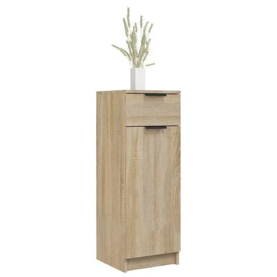 VidaXL Armoire de salle de bain Chêne sonoma 32x34x90 cm 4 VidaXL Armoire de salle de bain Chêne sonoma 32x34x90 cm – Image 4